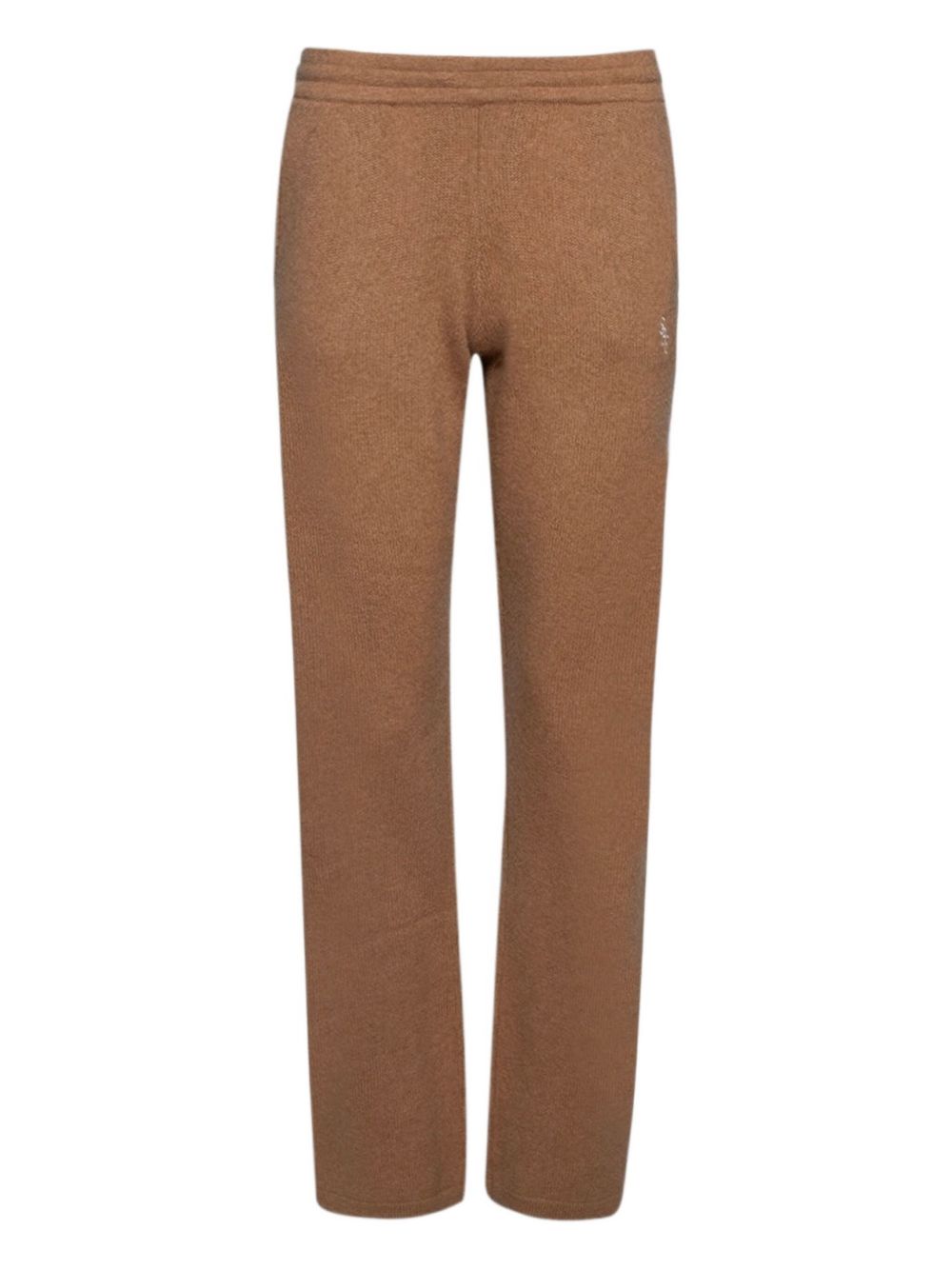 Cashmere elastic-waist trousers - Brown