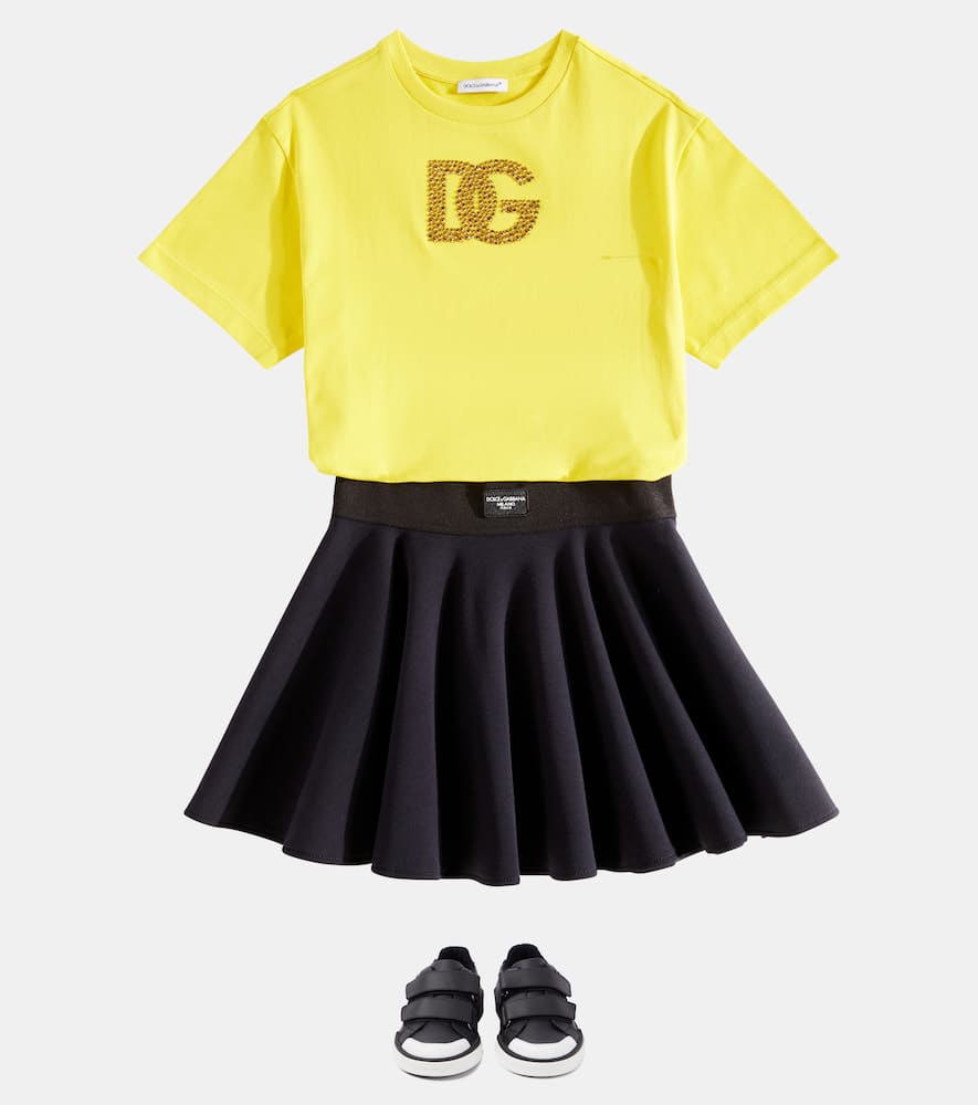 Dolce & Gabbana Kids DG cotton jersey T-shirt