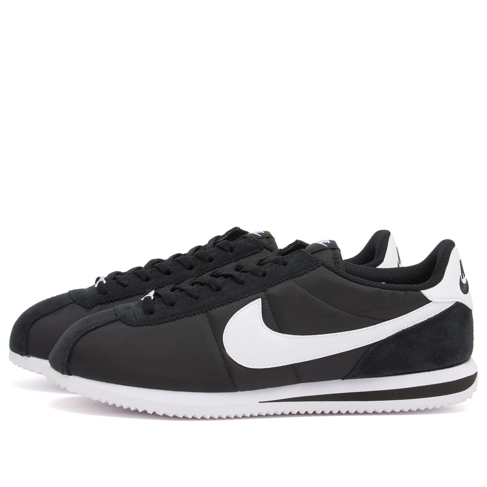 Men's Cortez Txt Sneaker Black/White