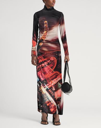 Jean Paul Gaultier Woman Maxi dress Black Size XS Polyamide, Elastane