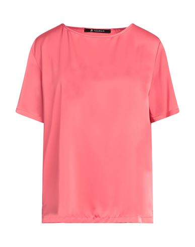 Annarita N Woman Top Coral Size S Polyester