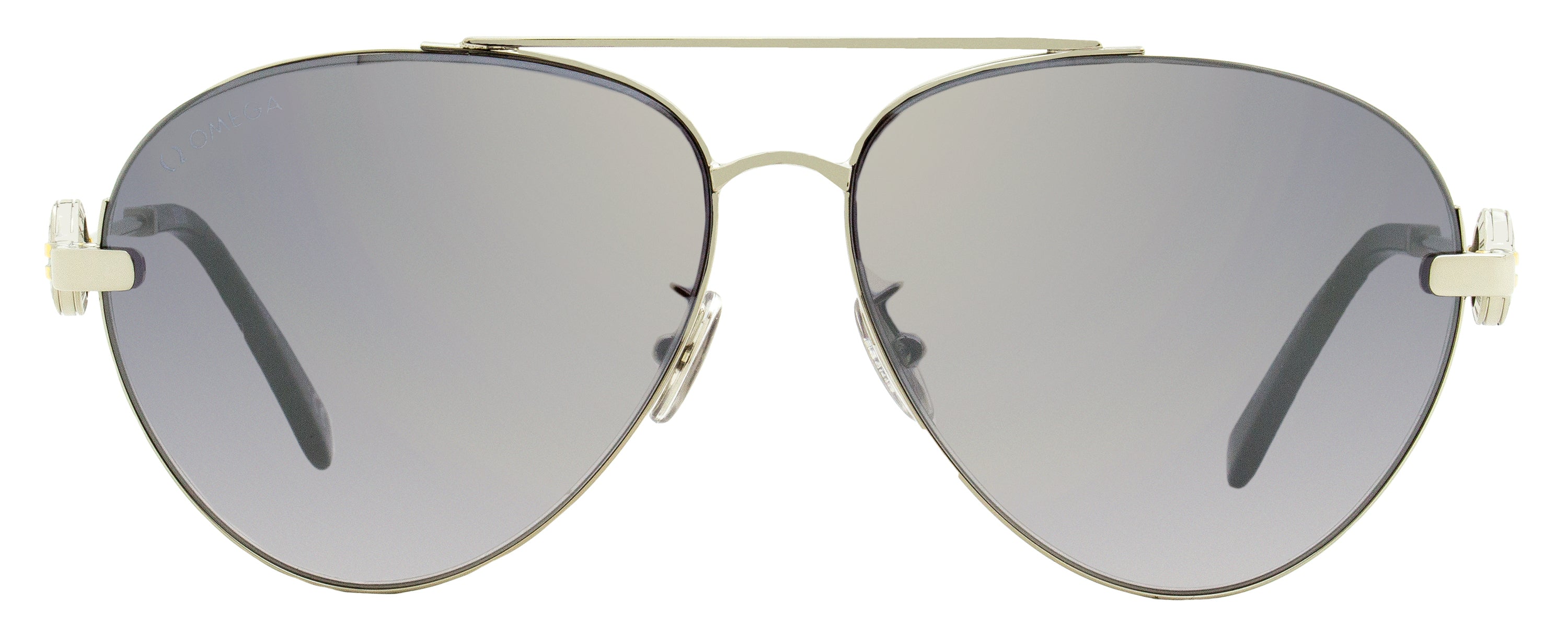 OM0031H Pilot with Double Bridge Sunglasses — Gray