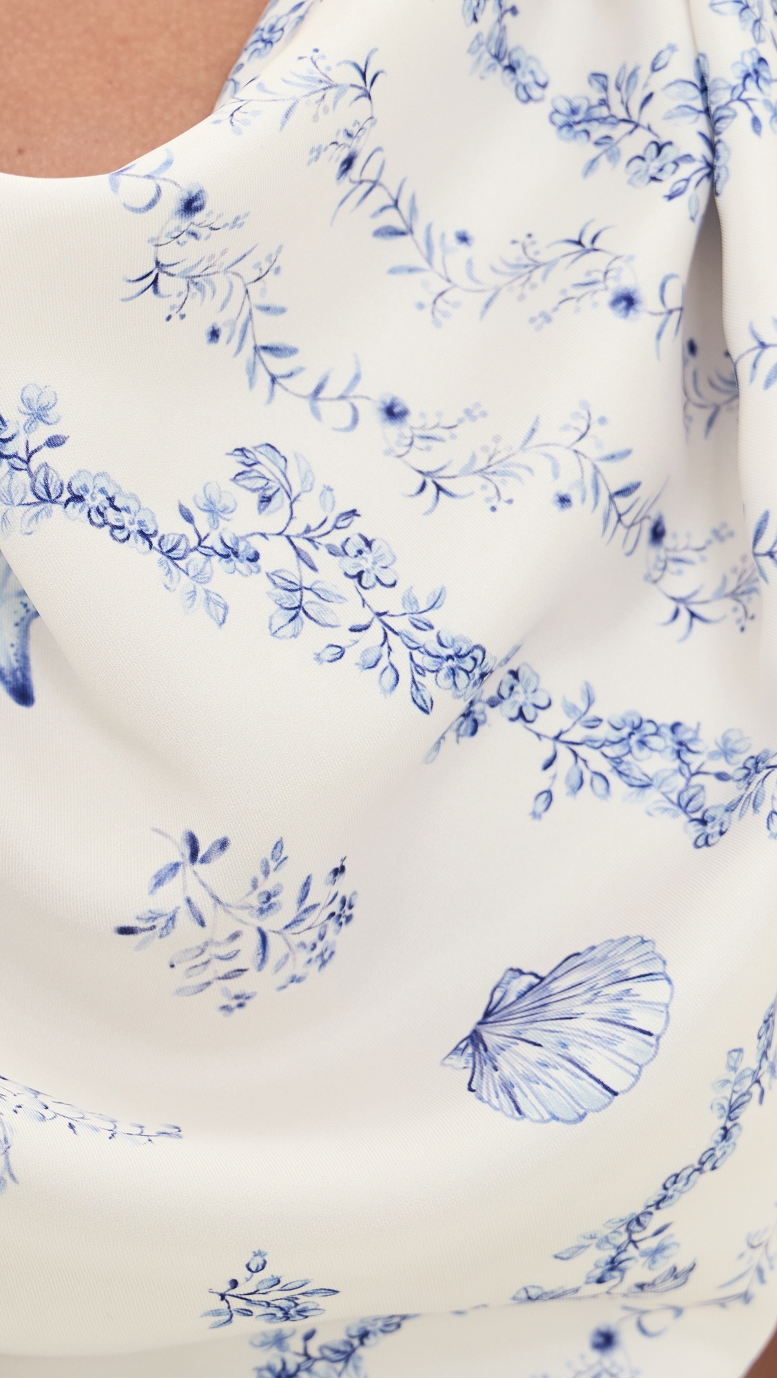 Sol Top Blue and White