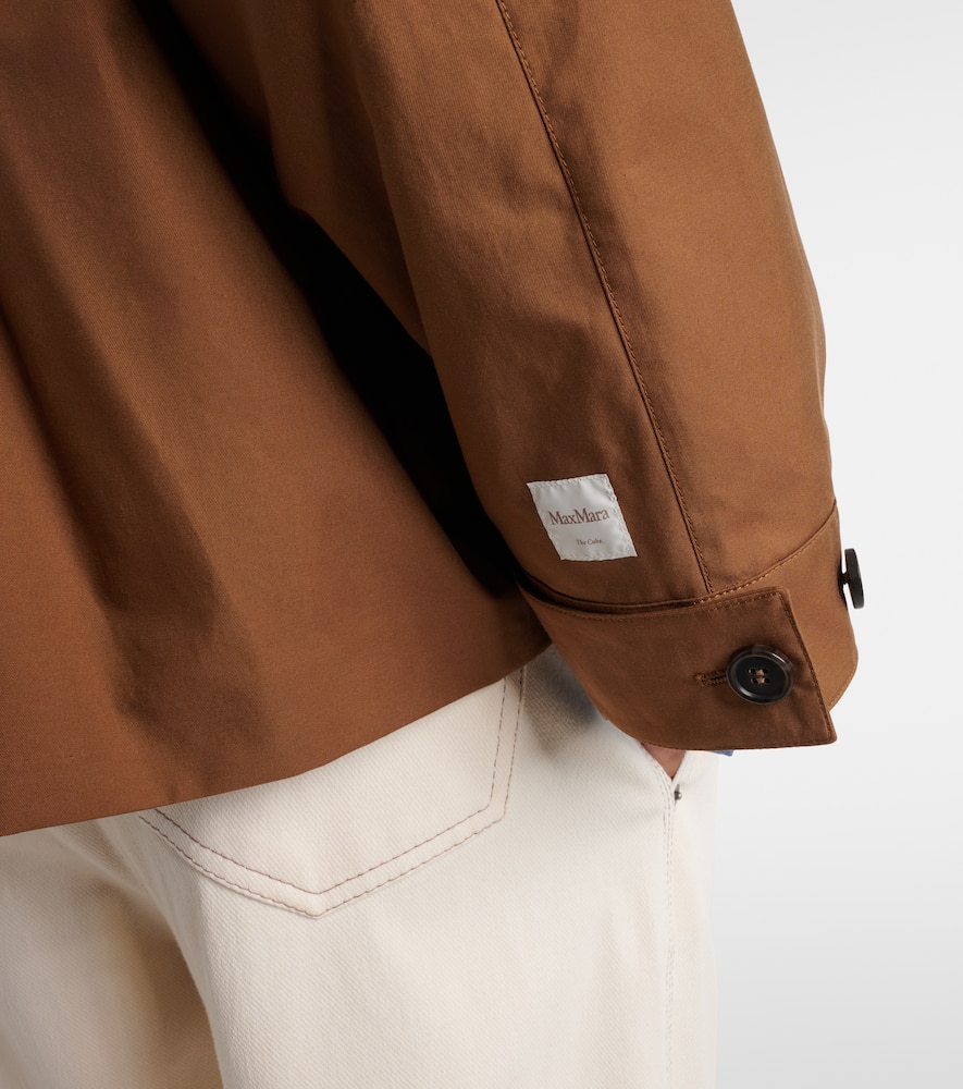 The Cube Bouquet cotton-blend twill jacket