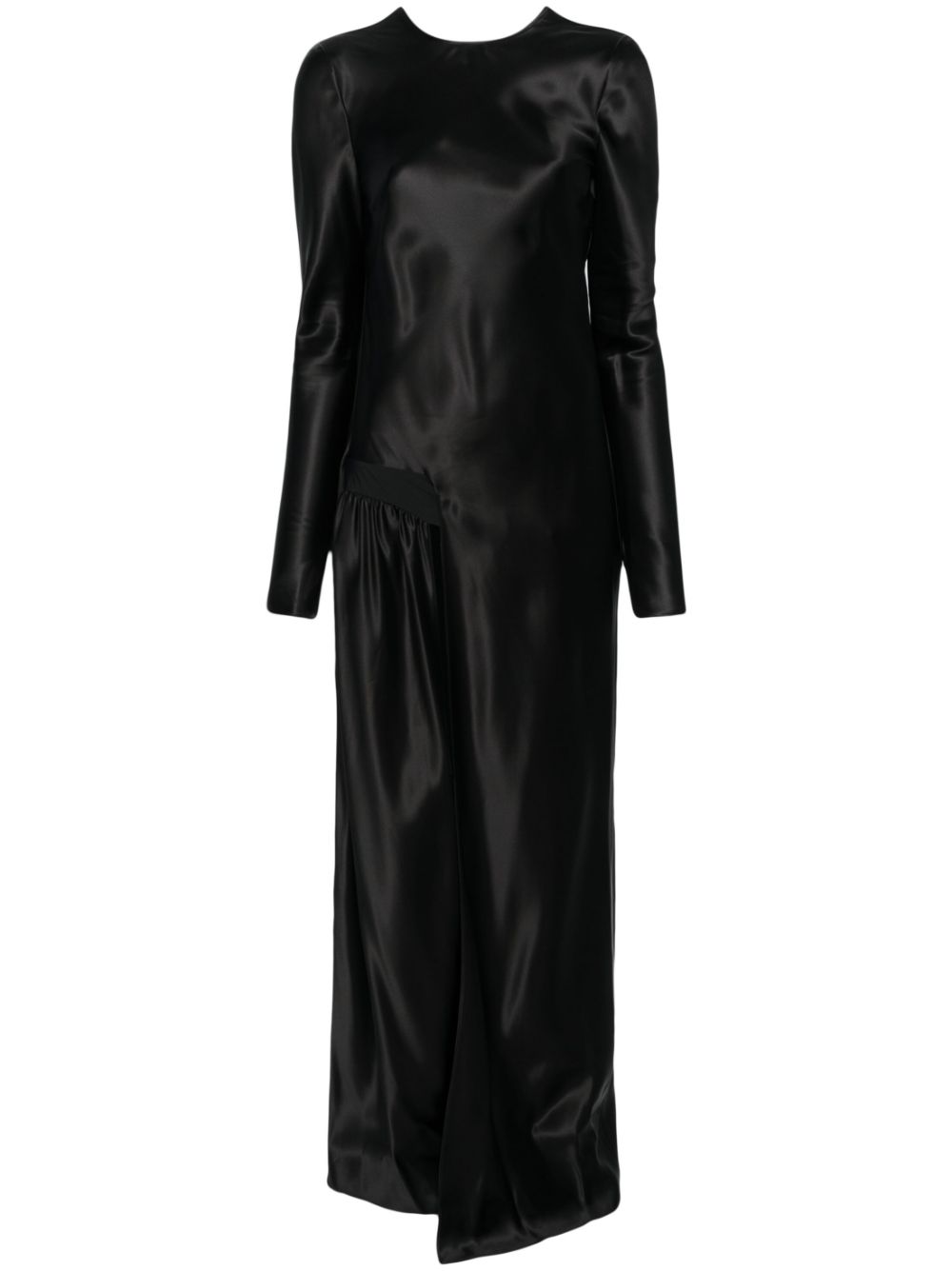Palladium satin maxi dress - Black