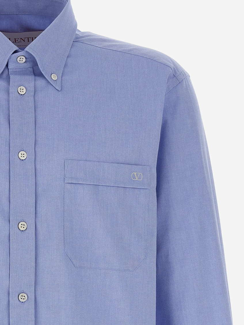 Blue Cotton Shirt