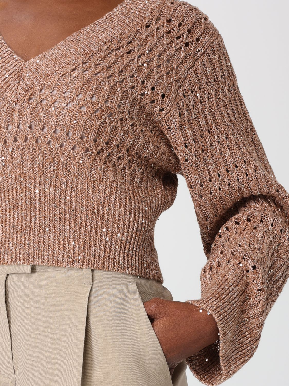 Sweater Woman color Burnt