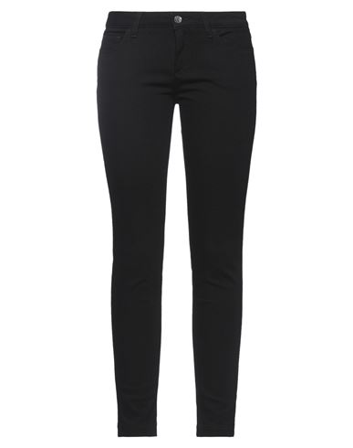 Dolce & gabbana Woman Jeans Black Size 10 Cotton, Elastane, Zamak, Calfskin
