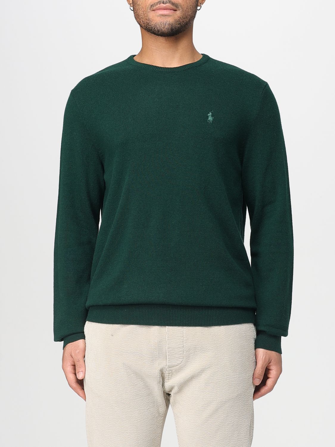 Sweater Men color Green