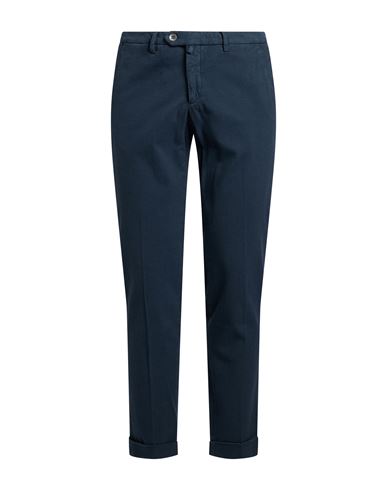 Man Pants Navy Size 31 Cotton, Elastane