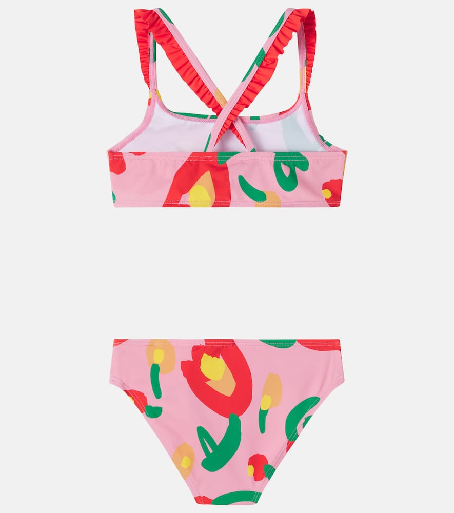 Tulips floral jersey bikini