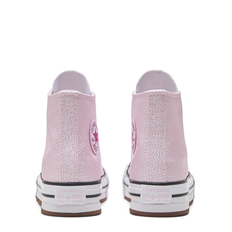 Kids' Chuck Taylor All Star Lift High Top Sneaker Little Kid Shoes (Pink Glitter)