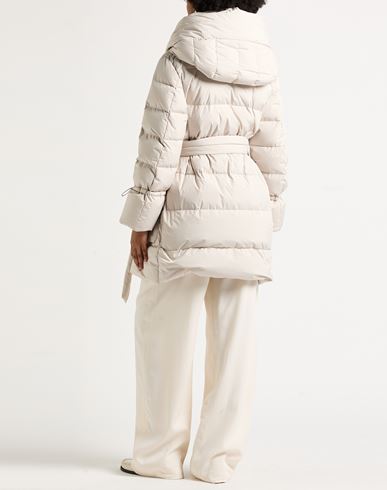 Woman Puffer Ivory Size 6 Polyester