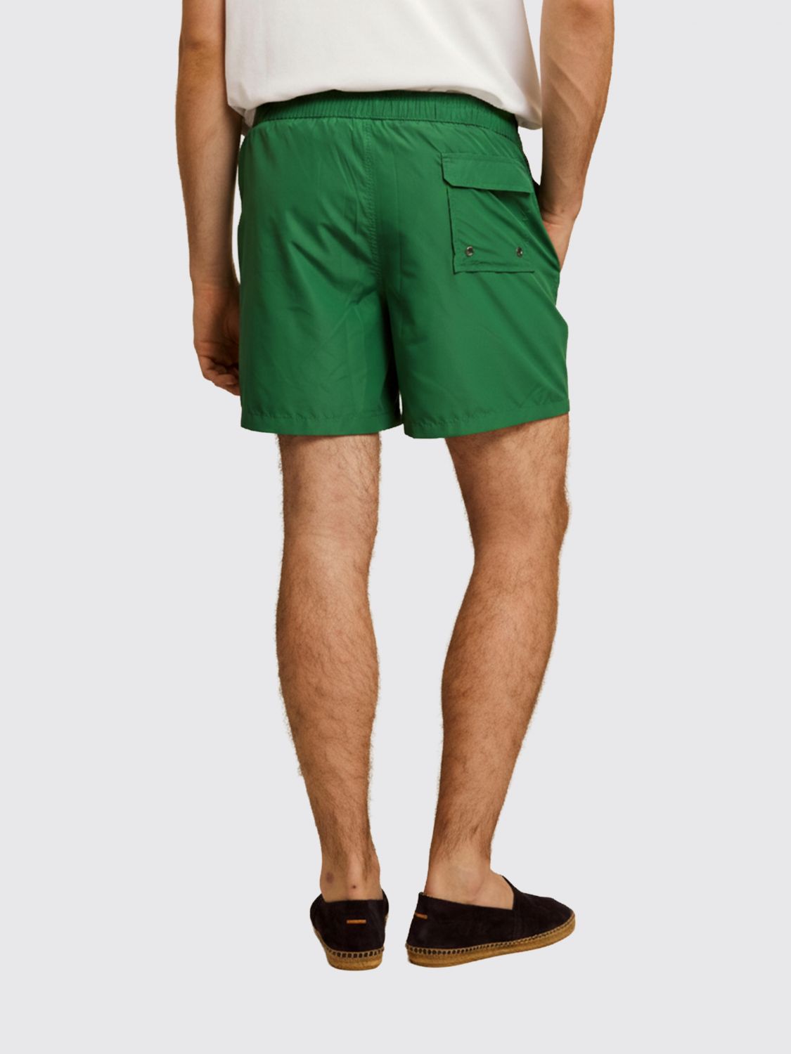 Swimsuit Men color Green
