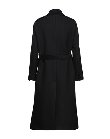 Man Coat Black Size 38 Virgin Wool, Cotton, Lambskin