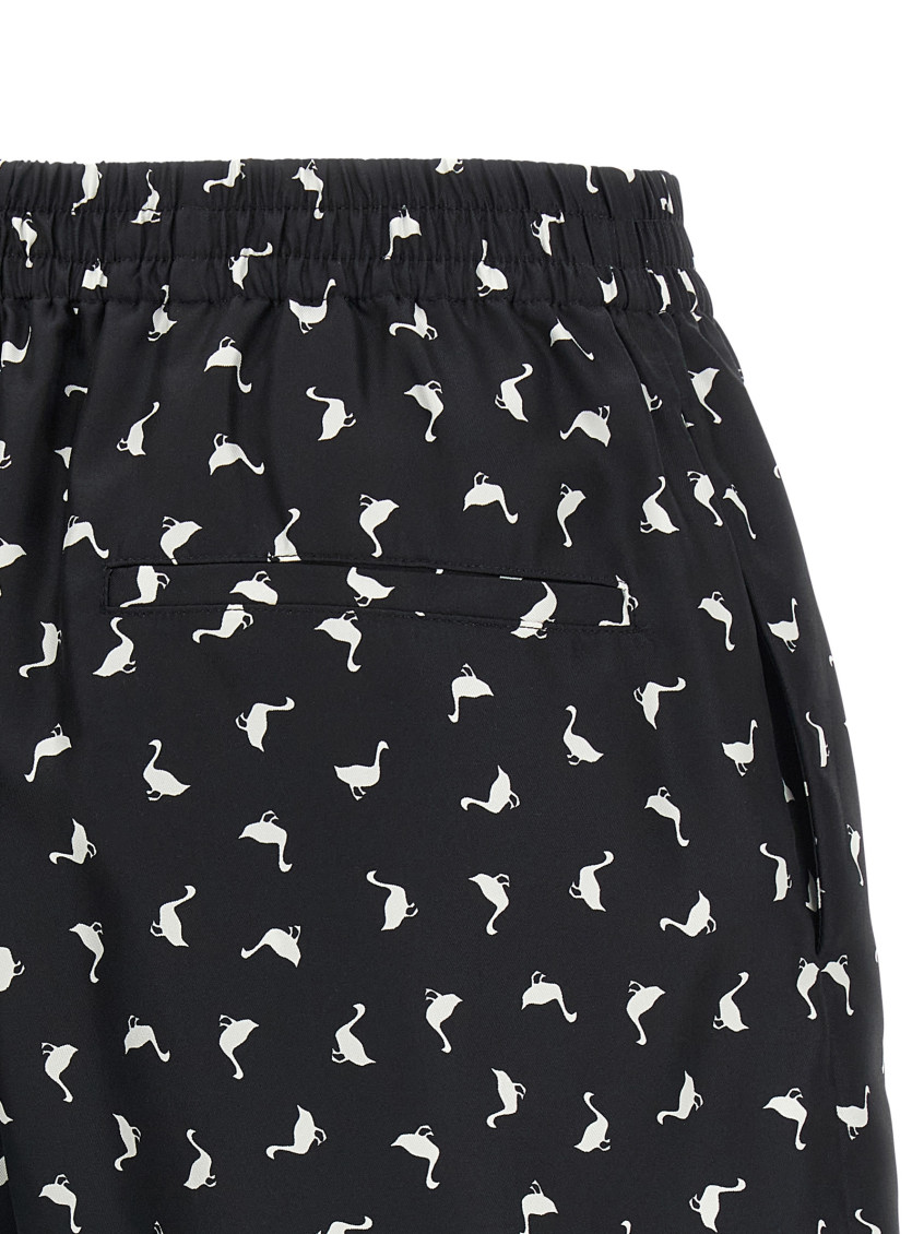 Moschino - oche shorts button piping back pocket