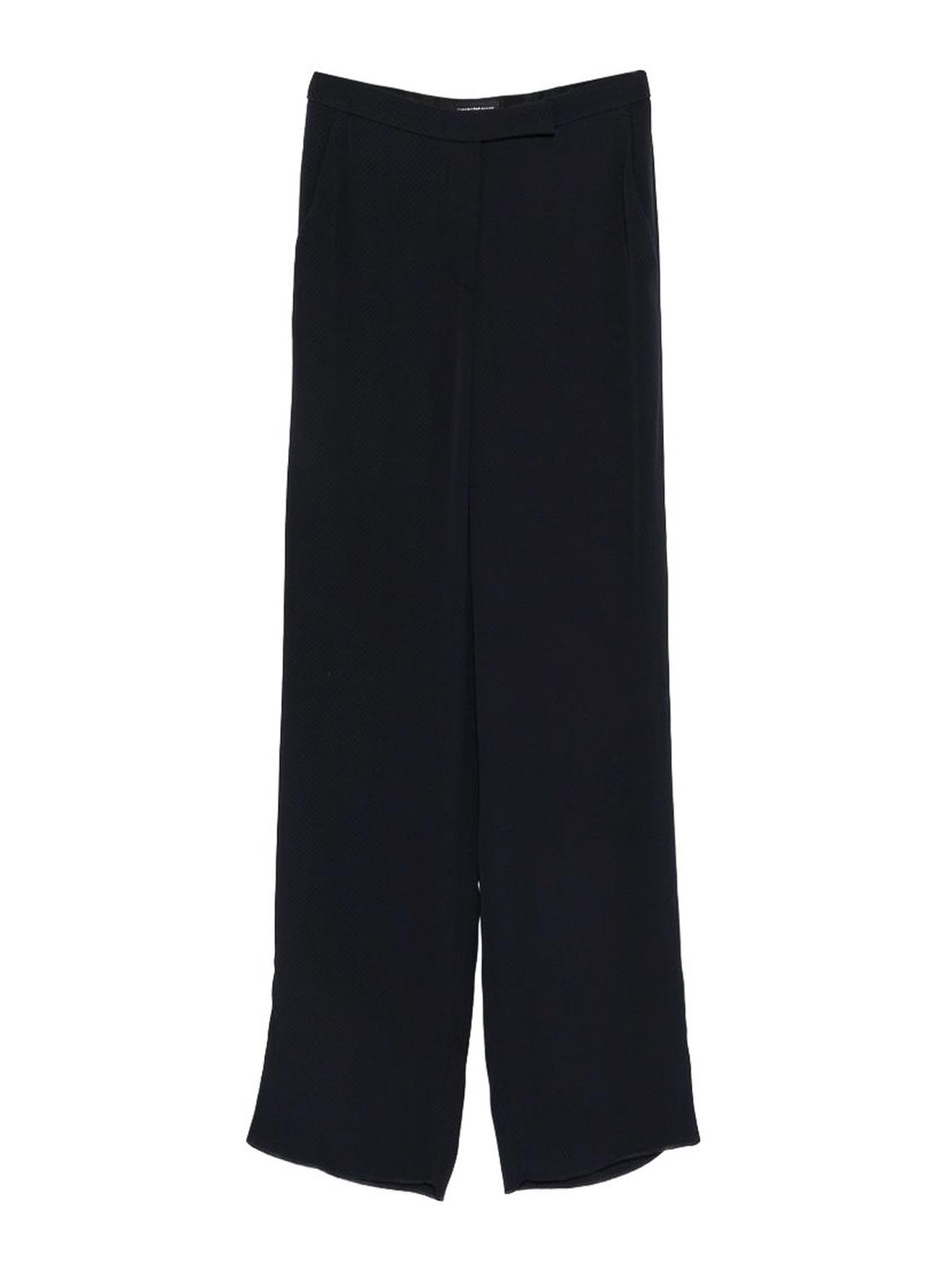 Emporio Armani - straight leg trousers elastic waistband pocket