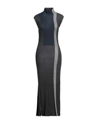 Woman Maxi dress Lead Size 2 Silk, Textile fibers, Viscose, Wool, Mohair wool