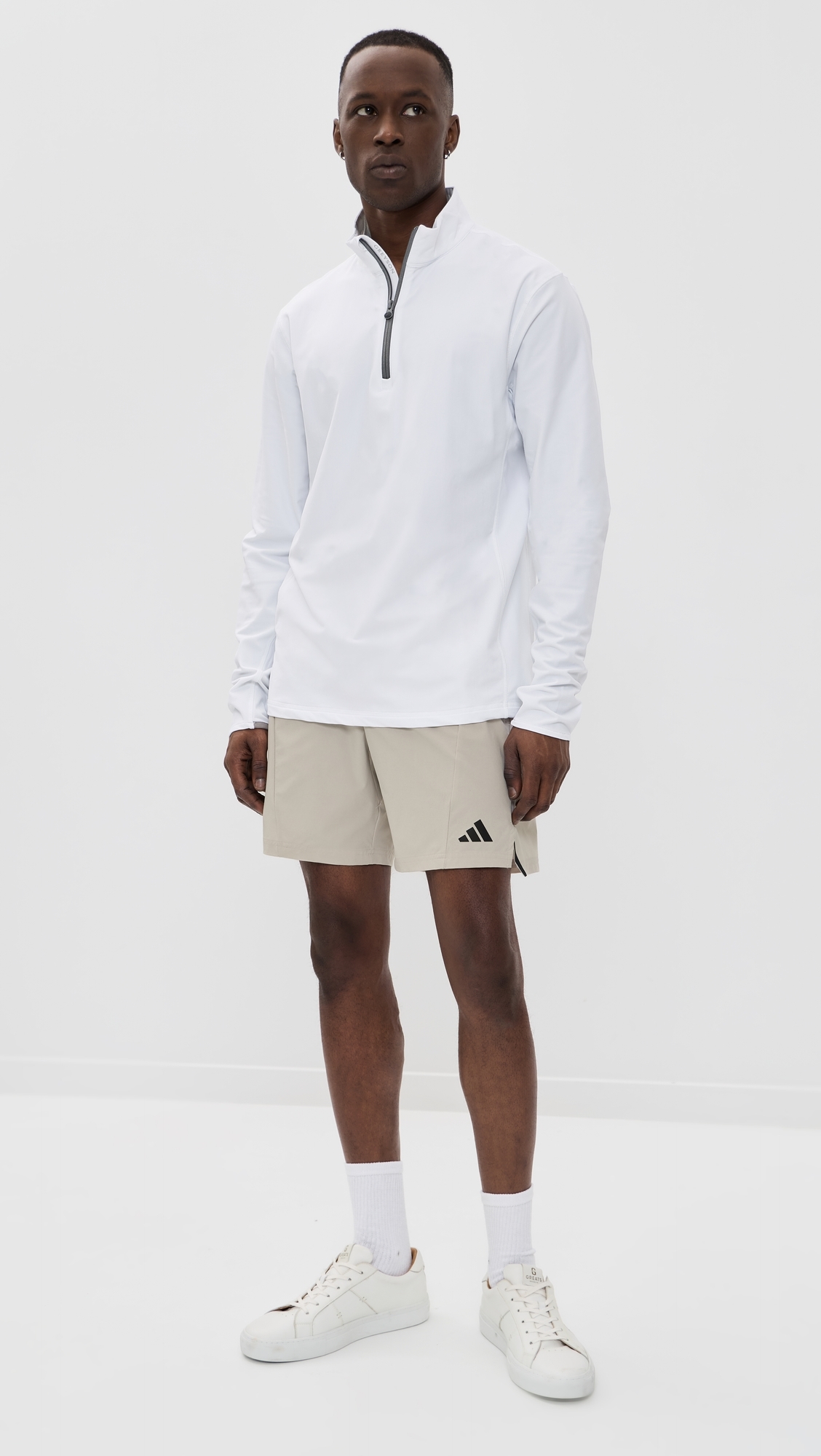 Tate Performance Quarter Zip Sweatshirt Arctic