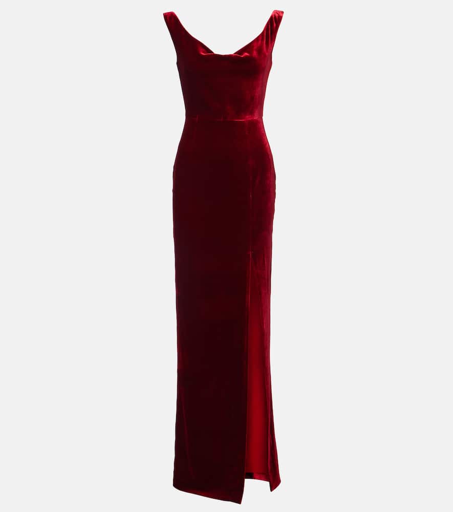 Velvet gown