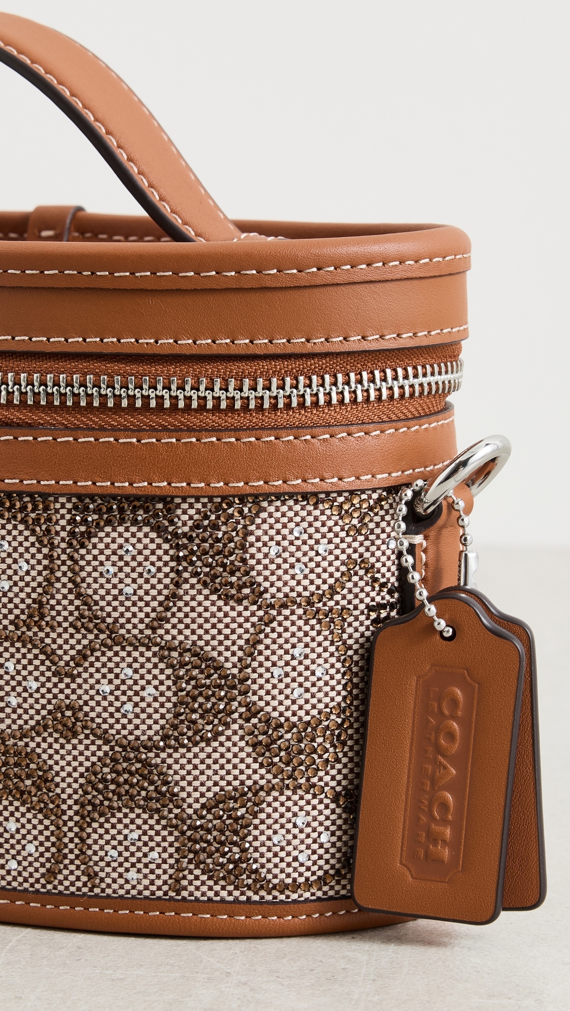 Crystal Signature Jacquard Trail Bag LH/Burnished Amber One Size