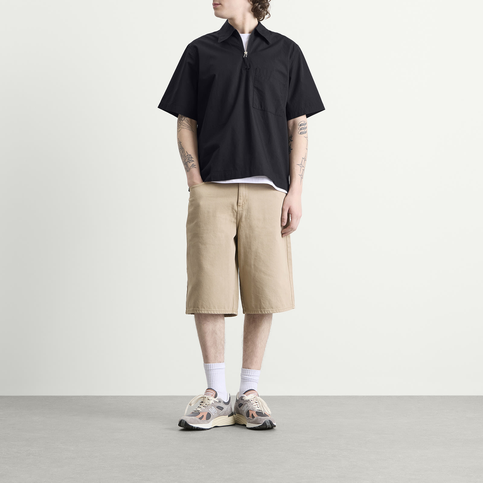 Men's Broadcloth Ewan Shirt Navy