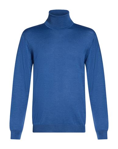 Man Turtleneck Slate blue Size XXL Merino Wool, Acrylic