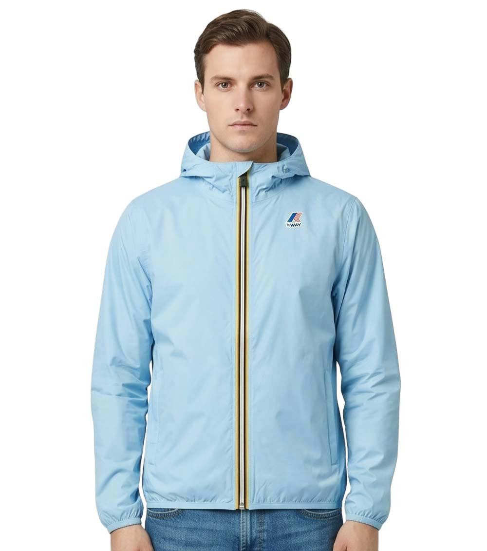 Light Blue Hood Jacket