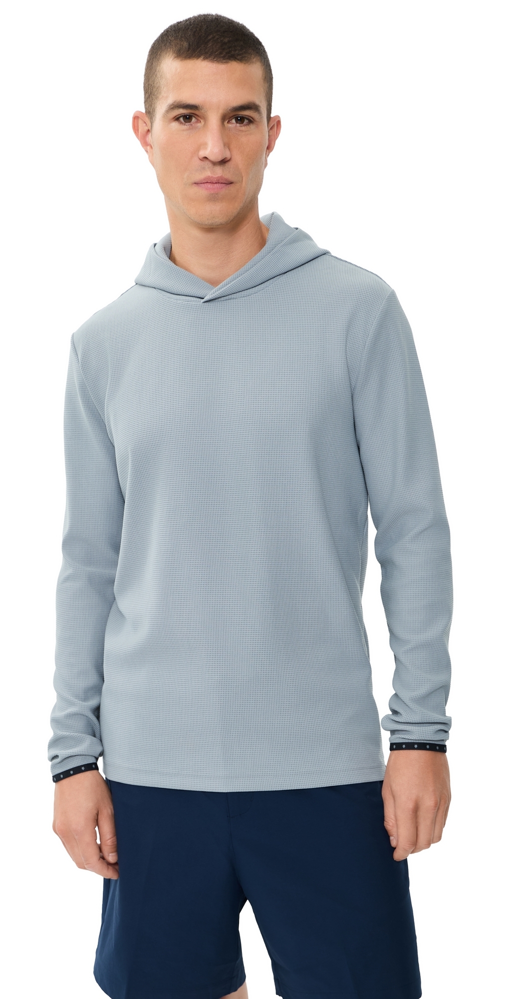 Traverse Waffle Hoodie Pacific Fog