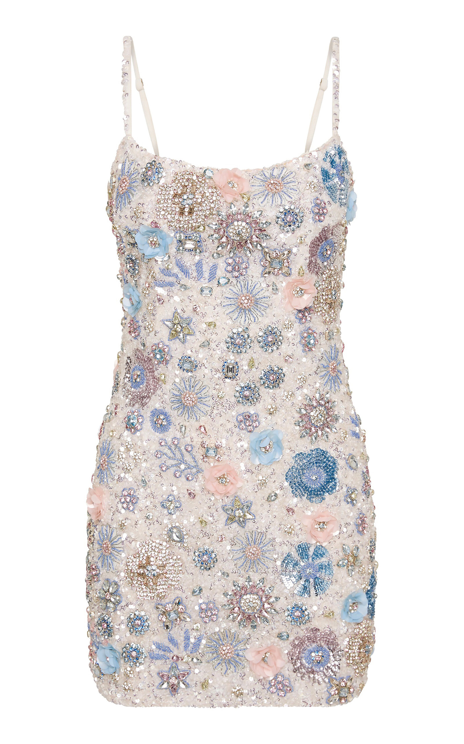 Francesca Beaded Mini Dress - Moda Operandi