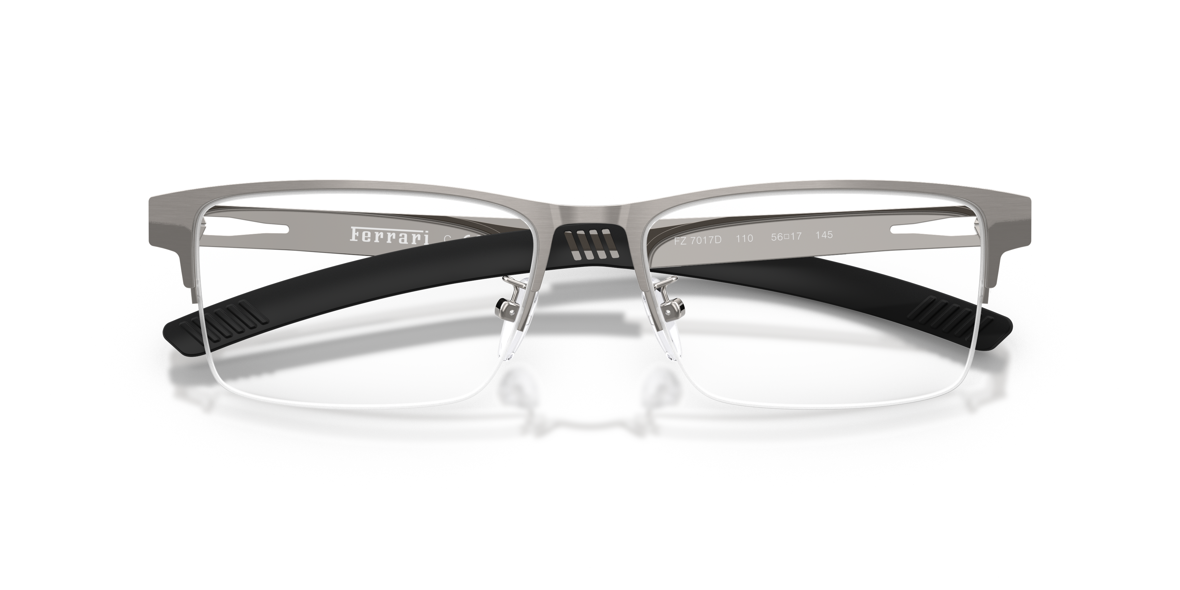 Ferrari Scuderia Man Ferrari Scuderia FZ7017D 110 Optical frames Metal Grey Transparent Squared Norma