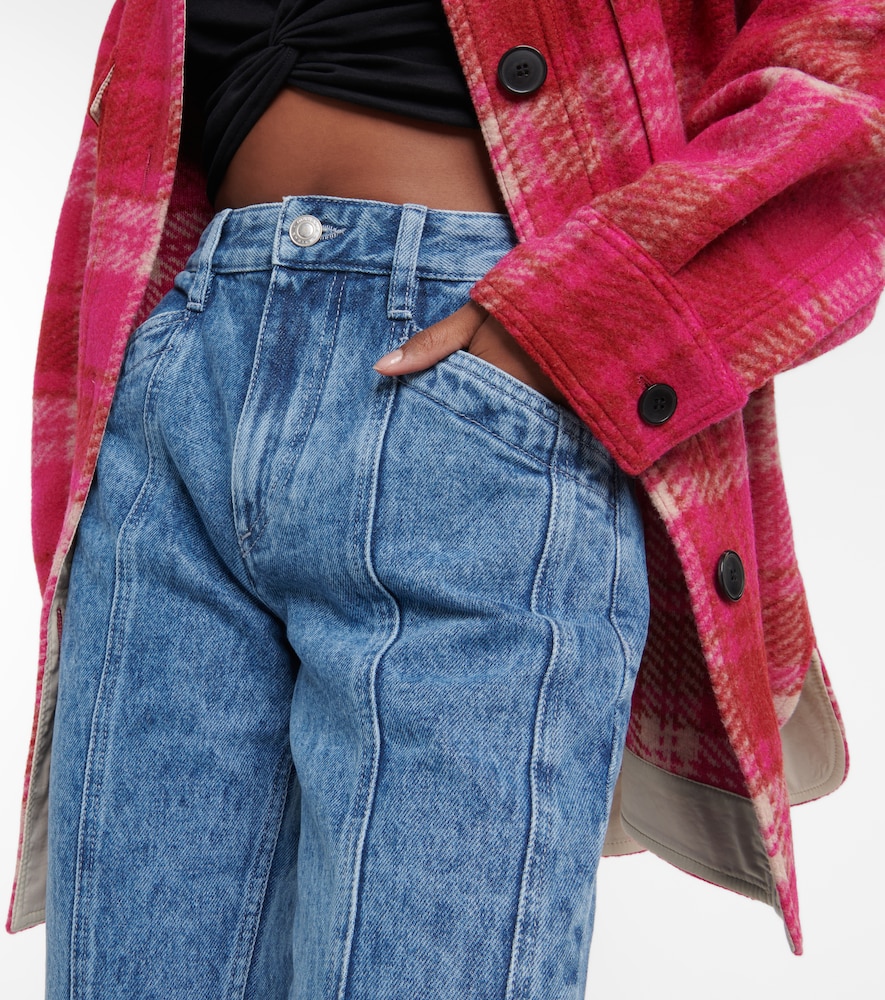Marant Etoile Sulanoa mid-rise slim jeans