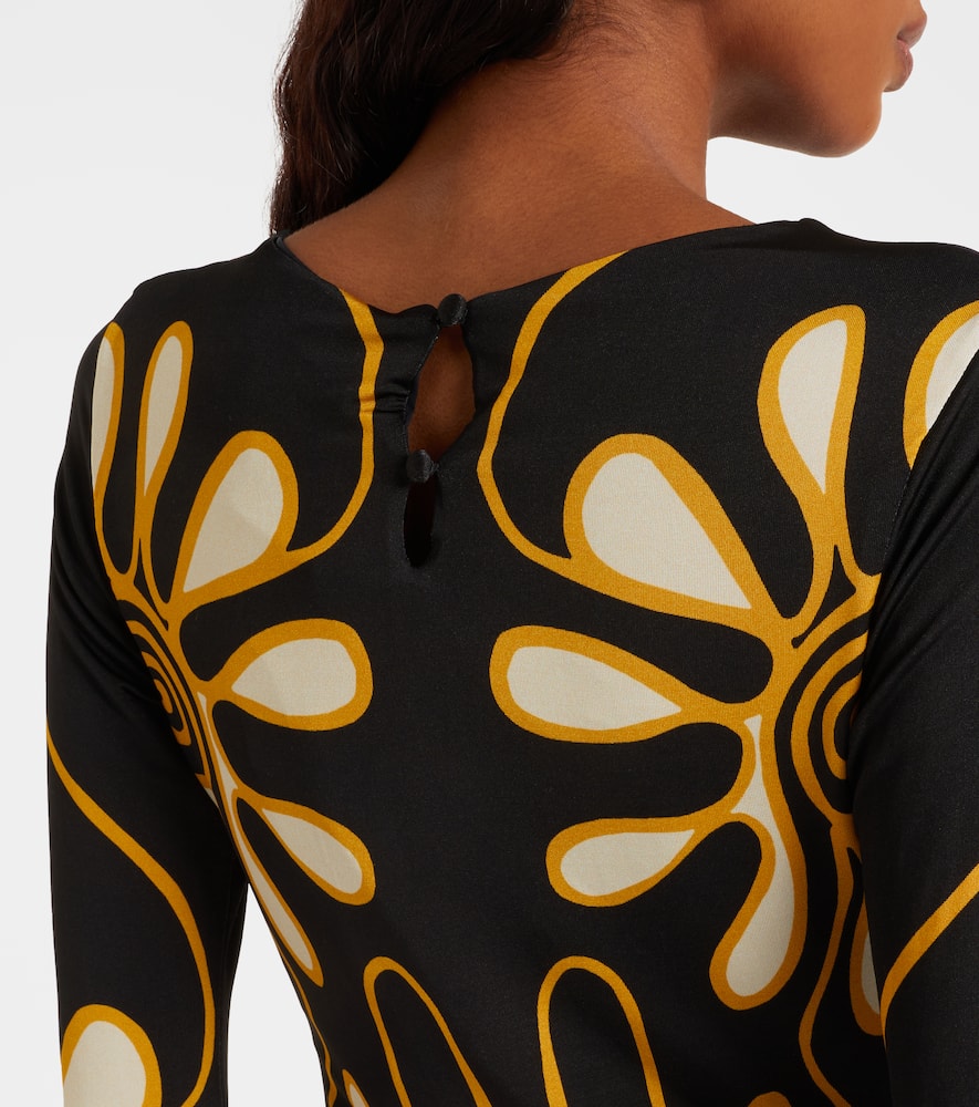 Maisha printed jersey minidress