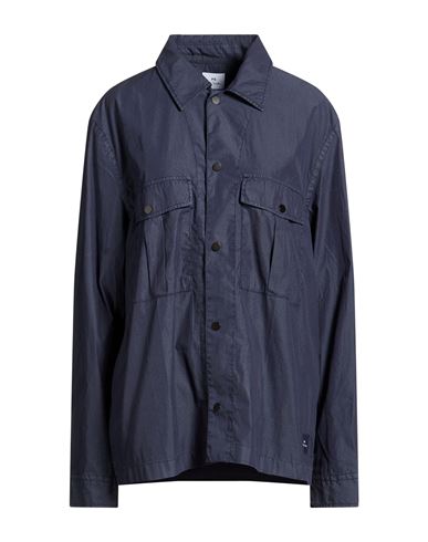 Woman Jacket Blue Size M Cotton, Polyamide
