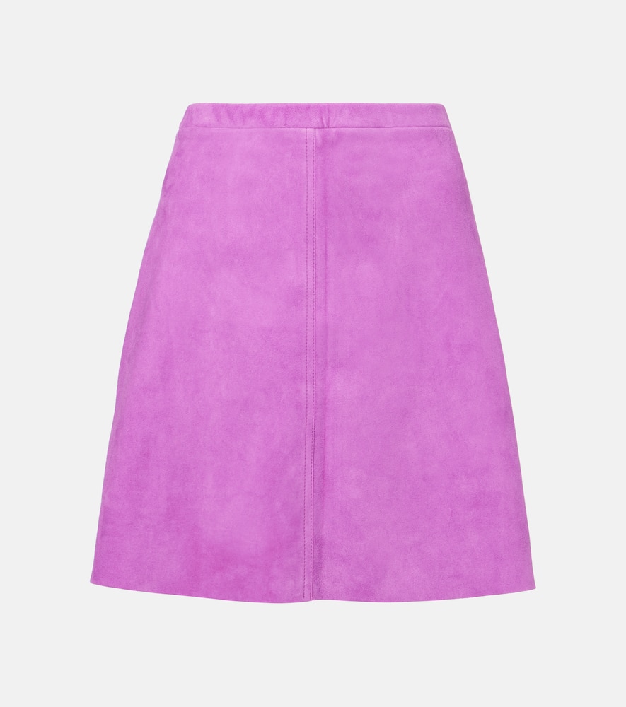 Mila suede miniskirt