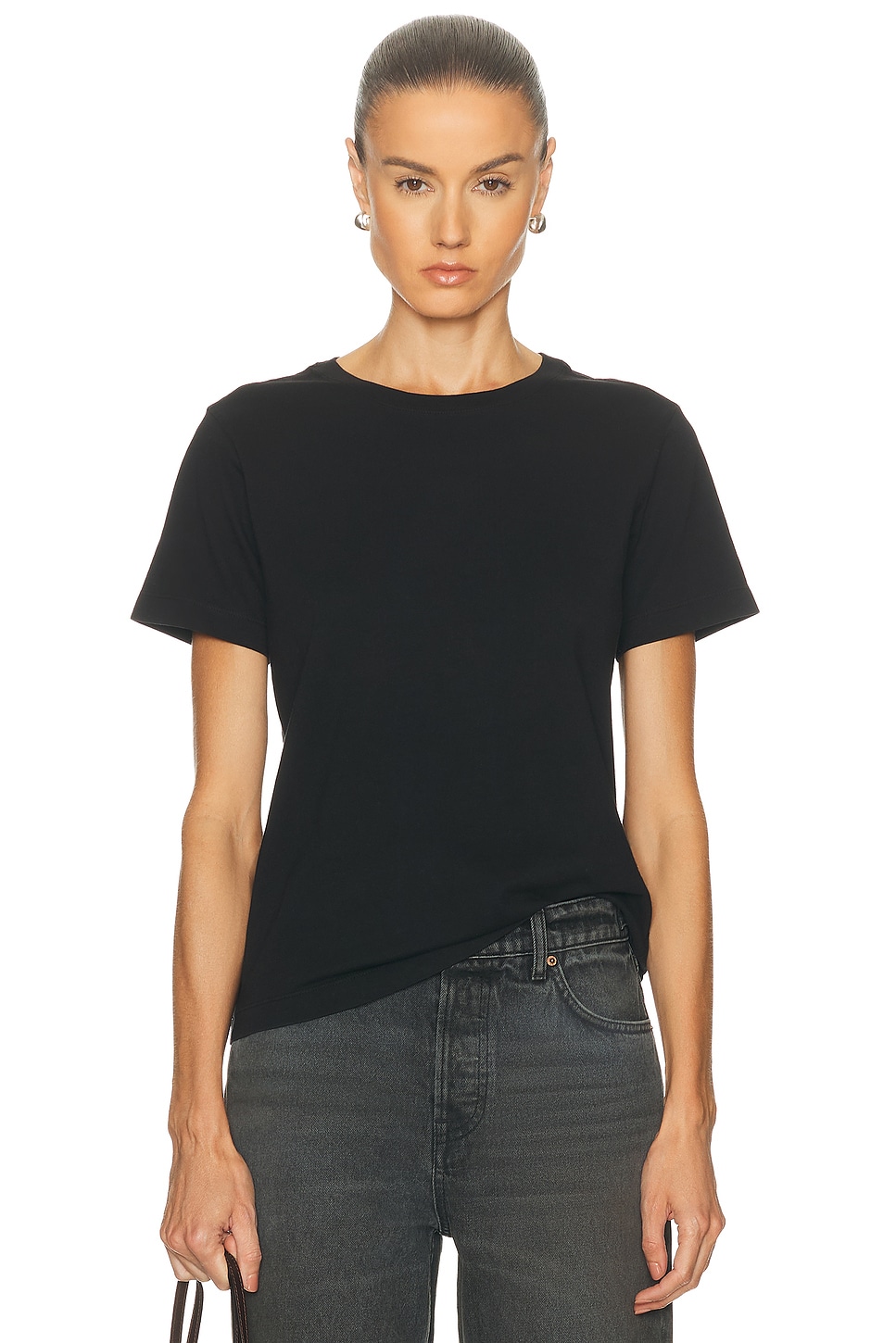 GRLFRND Small Tee in White. - XXS also in L, M, S