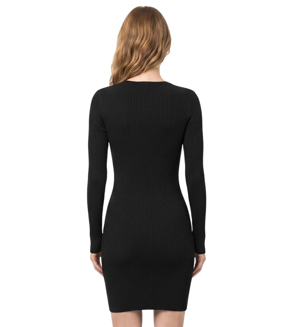 Cut-out Straight Hem Mini Dress