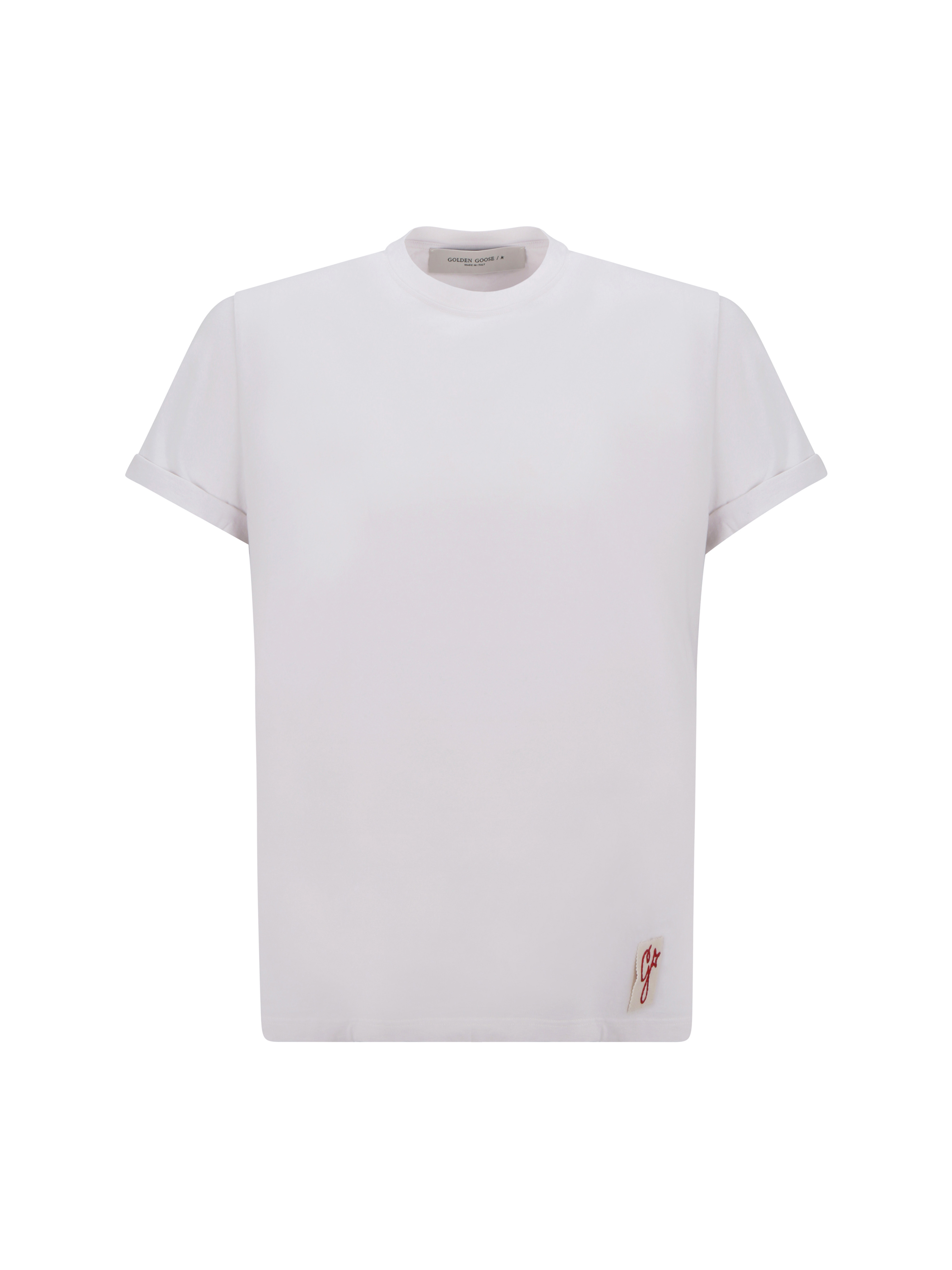 Embroidered-logo short-sleeved T-shirt