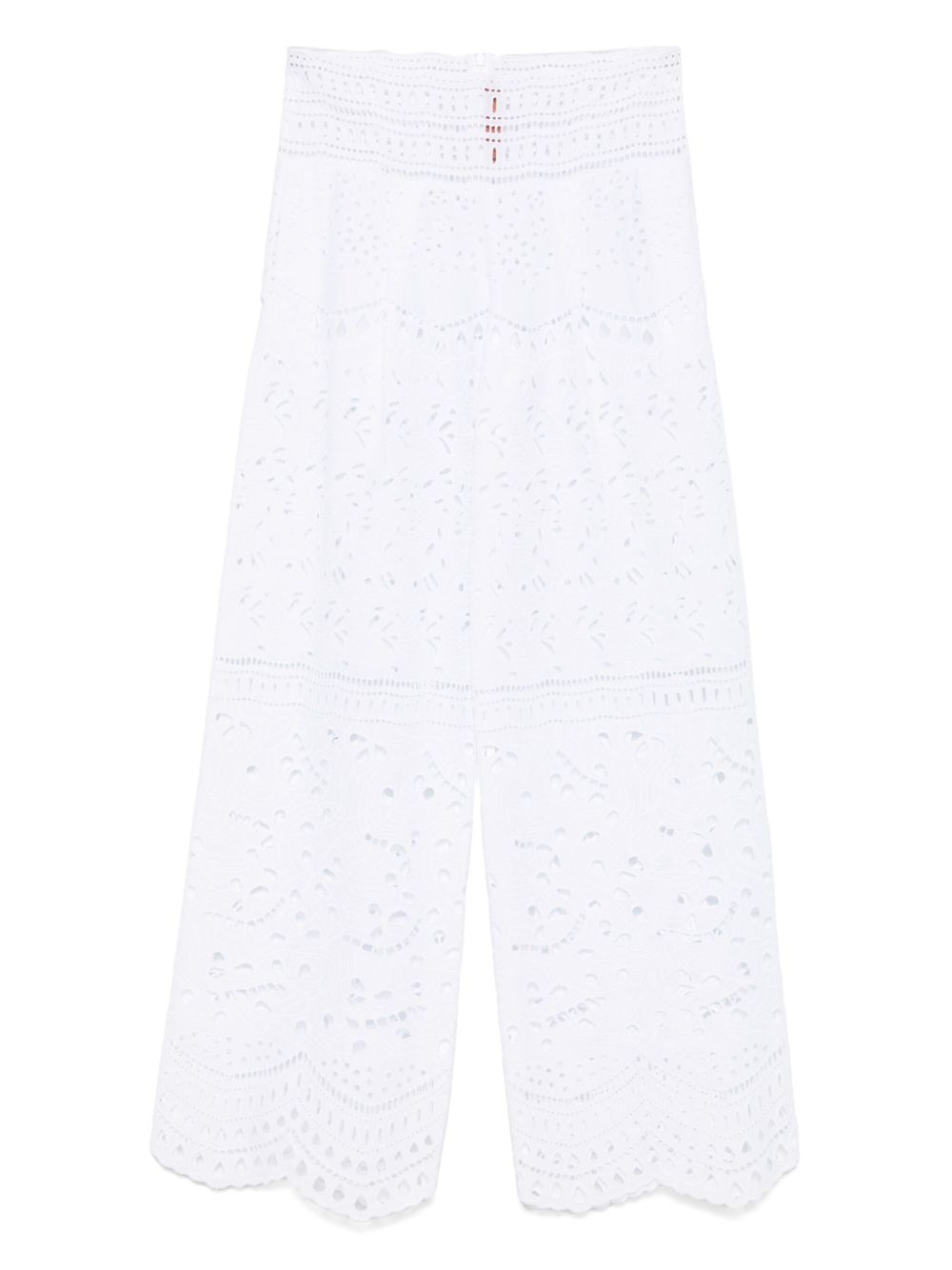 Ermanno Scervino broderie anglaise trousers - White