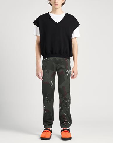 Amiri Man Pants Military green Size S Cotton