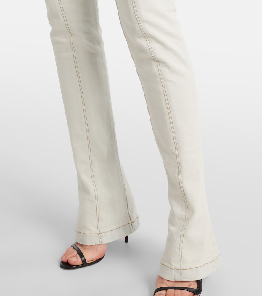 Mid-rise slim jeans