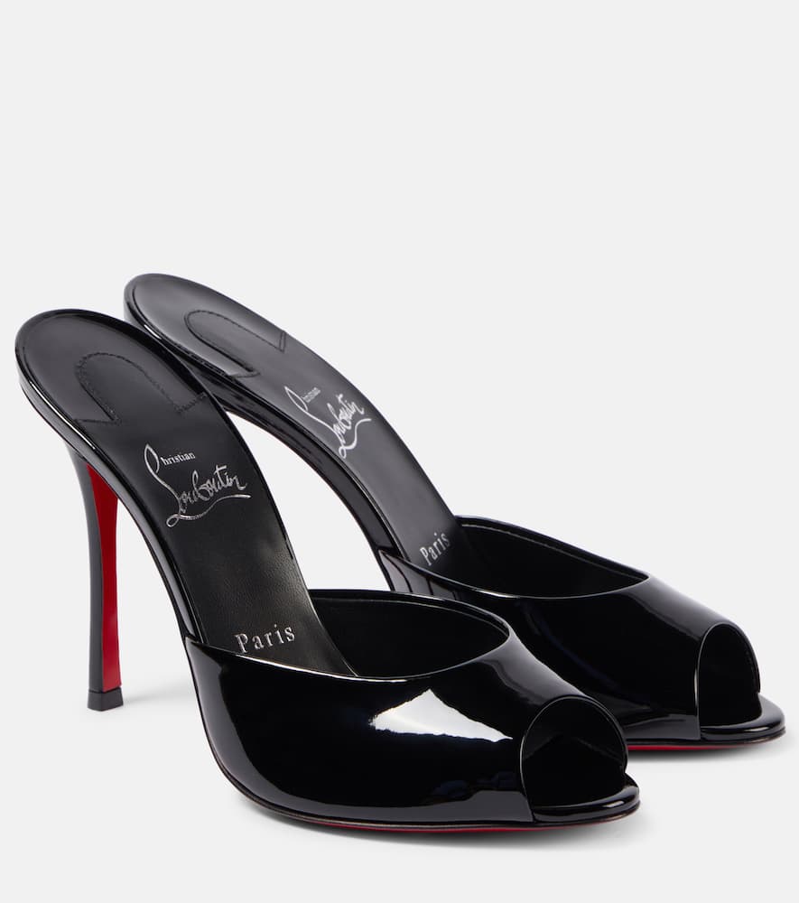Me Dolly 100 patent leather mules