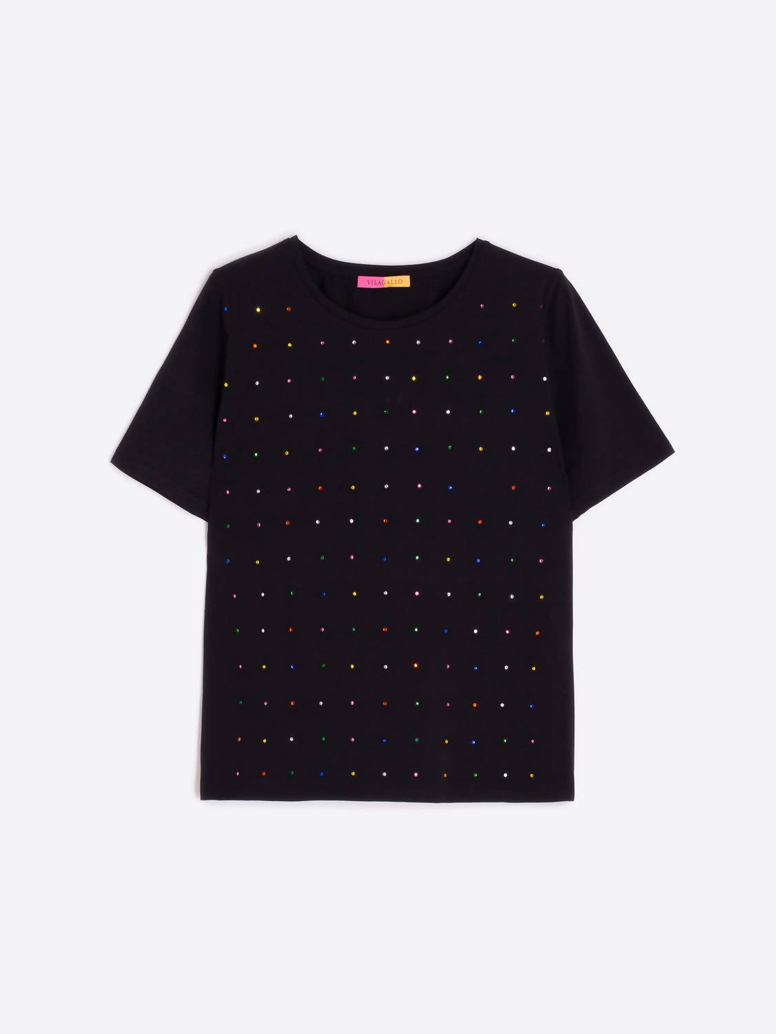 Women's Tora Strass Tee In Black Sequin