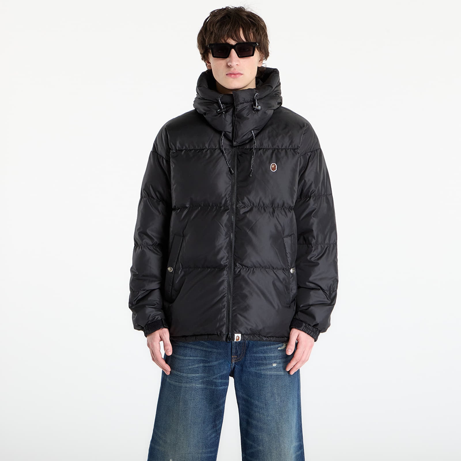 Jacket A BATHING APE One Point Relaxed Fit Down Jacket M Black