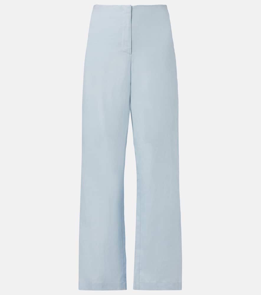 Lulea high-rise linen wide-leg pants