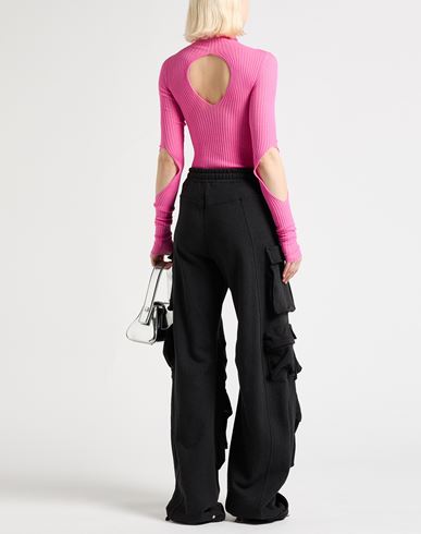 Woman Turtleneck Fuchsia Size M Cotton, Polyamide