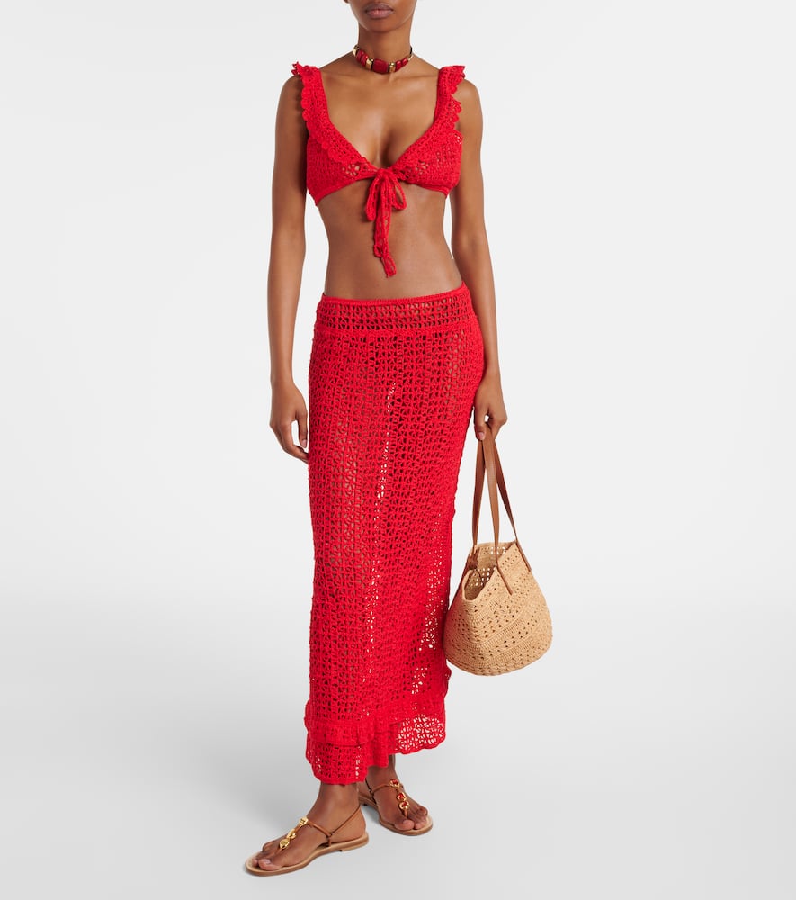 Brigitte crochet bra top