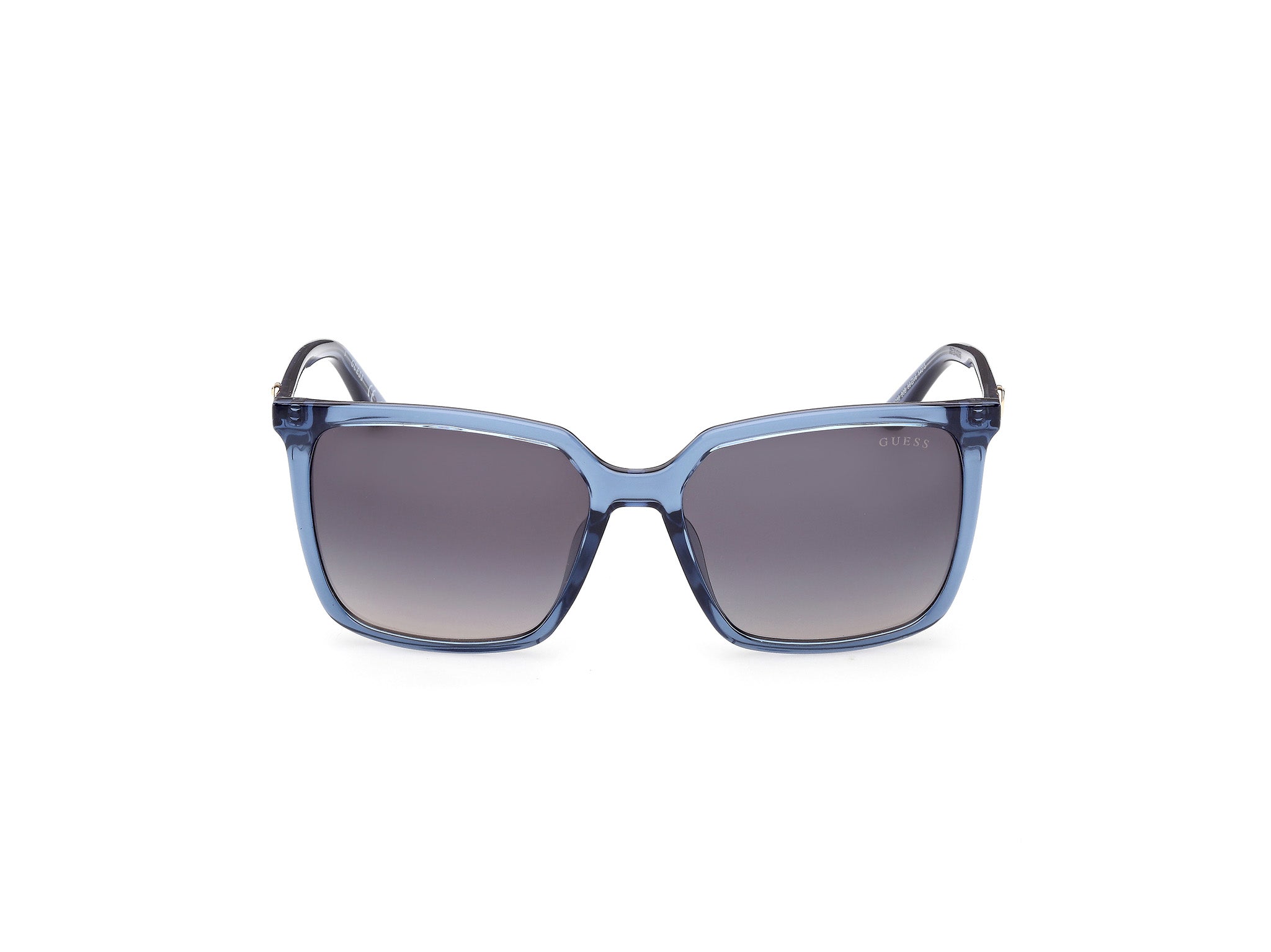 Guess Mujer Guess GU00258 90B Gafas de sol Inyectado Azul Fumar Cuadrada Norma