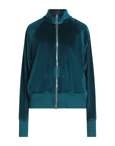 Woman Sweatshirt Deep teal Size M Viscose, Polyester