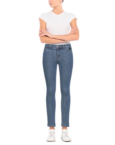 Woman Jeans Blue Size 25 Cotton, Polyester, Elastane